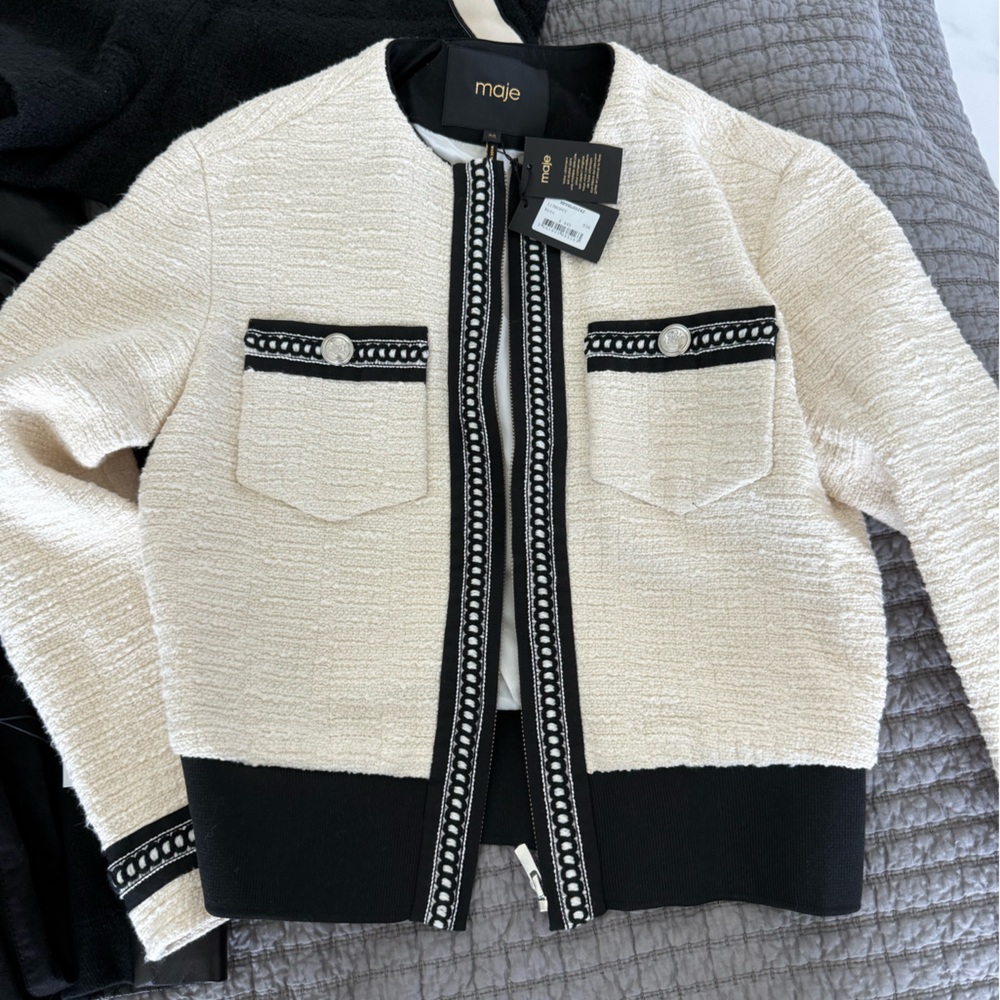 NWT - MAJE JACKET SIZE 36 - US SMALL
